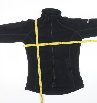 Berghaus Women's Black Fleece Jacket Size 8 Full Zip Outdoor