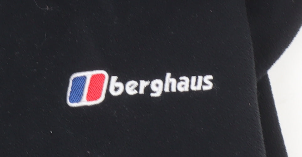 Berghaus Women's Black Fleece Jacket Size 8 Full Zip Outdoor