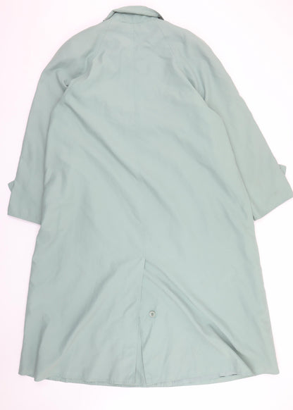 Womens UK Size 14 Aquabury London Green Trench Coat
