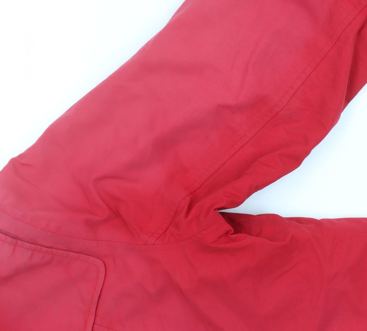 Womens UK Size M Lands' End Red Duffle Coat