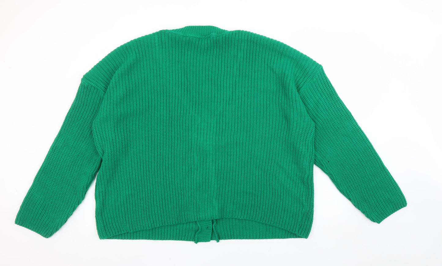 Womens UK Size 1618 Studio Green Cardigan Jumper
