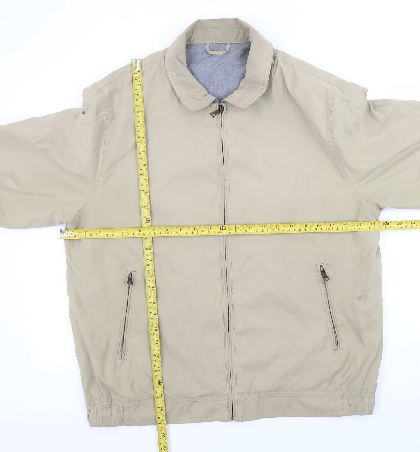 Mens UK Size L Marks and Spencer Beige Basic Jacket