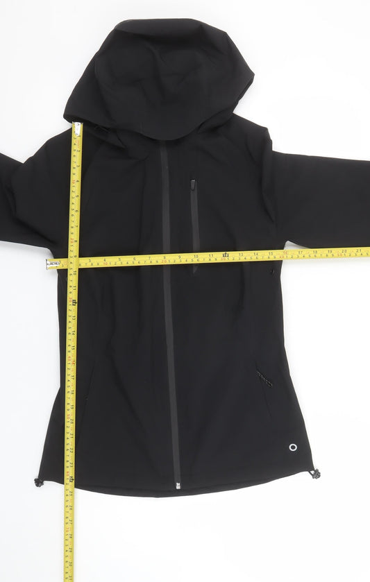 Marks and Spencer Women’s Black Waterproof Hooded Softshell Jacket Size 6