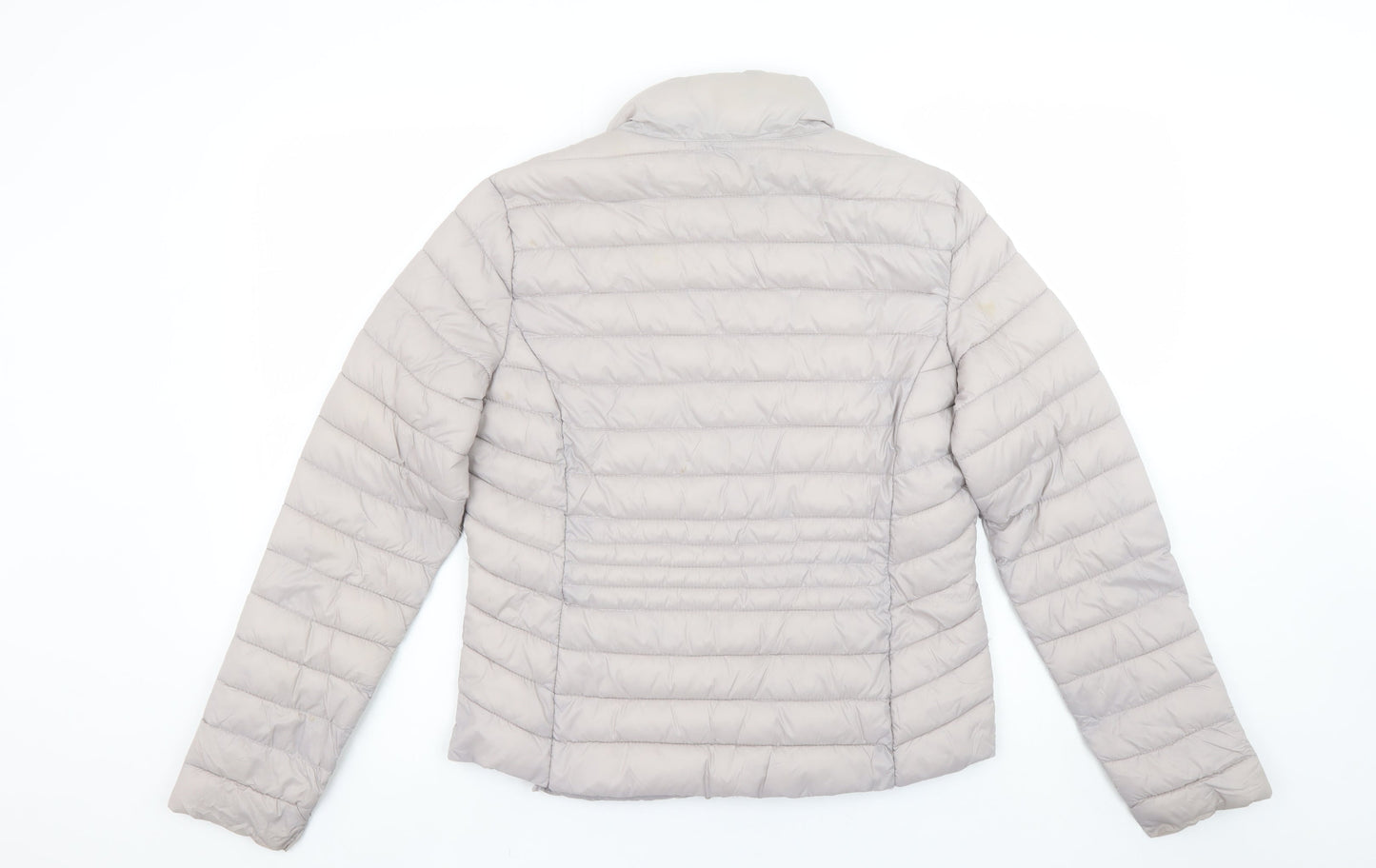 Primark Women Beige Lightweight Puffer Jacket Size S