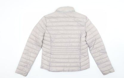 Primark Women Beige Lightweight Puffer Jacket Size S