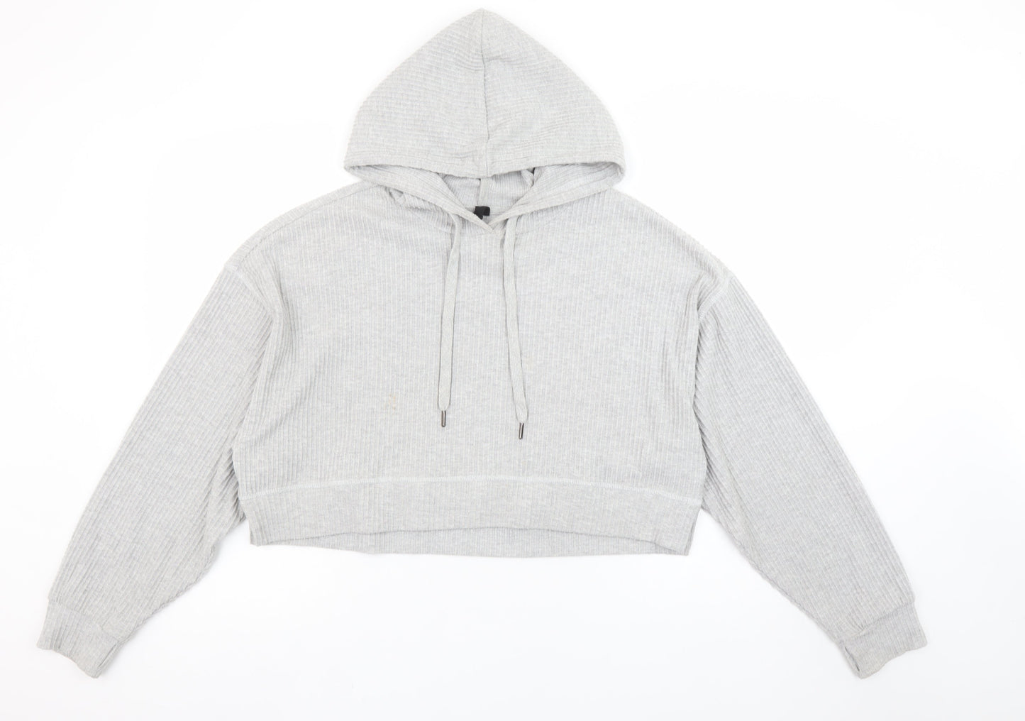Womens UK Size L Cotton On Body Grey Pullover Hoodie
