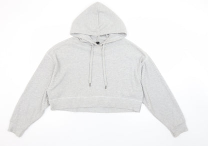 Womens UK Size L Cotton On Body Grey Pullover Hoodie