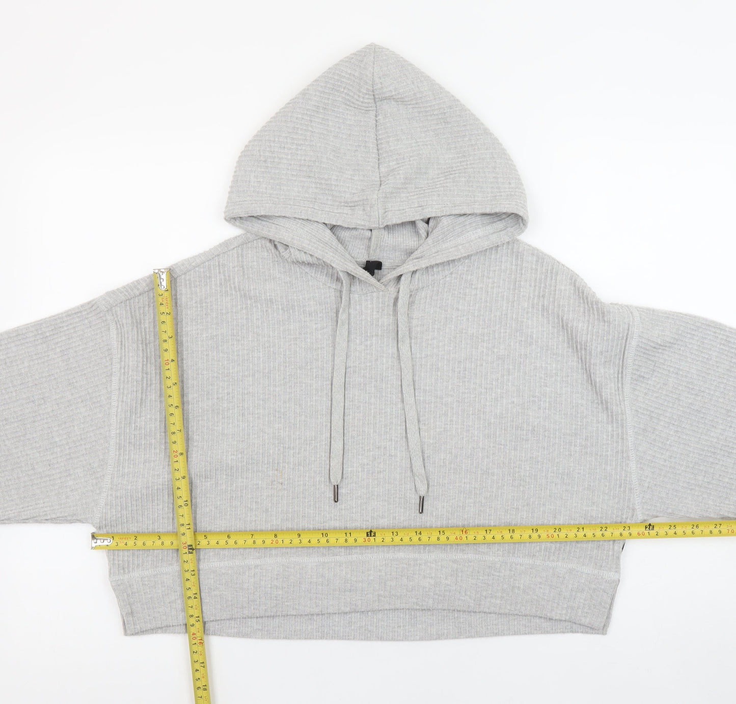 Womens UK Size L Cotton On Body Grey Pullover Hoodie