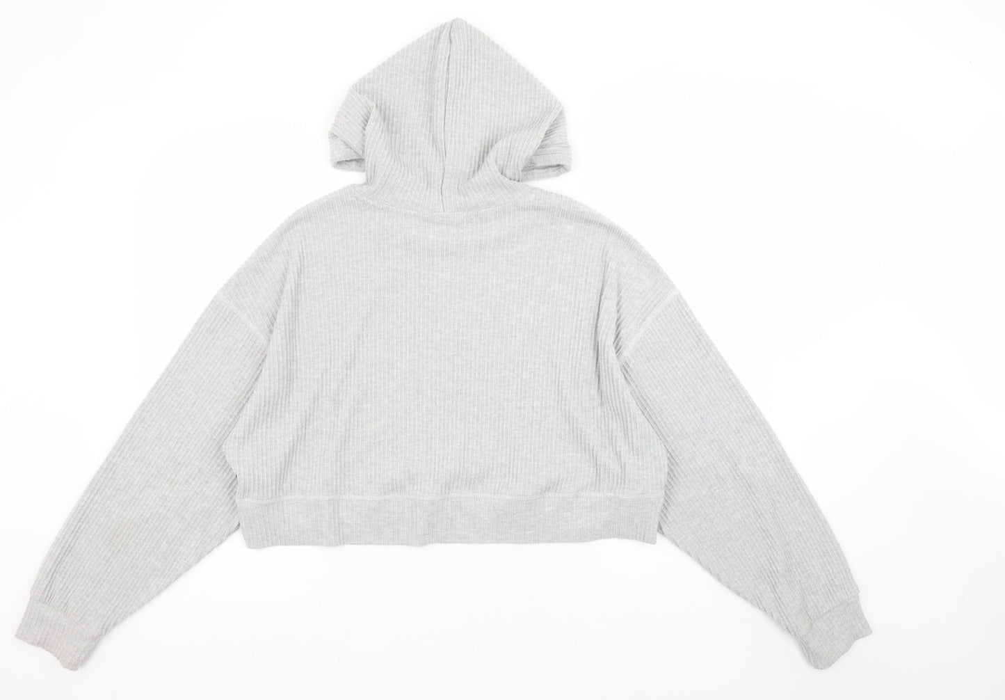 Womens UK Size L Cotton On Body Grey Pullover Hoodie