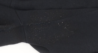 Nike Women's Black Jogger Trousers S Fleece Casual Tapered Fit