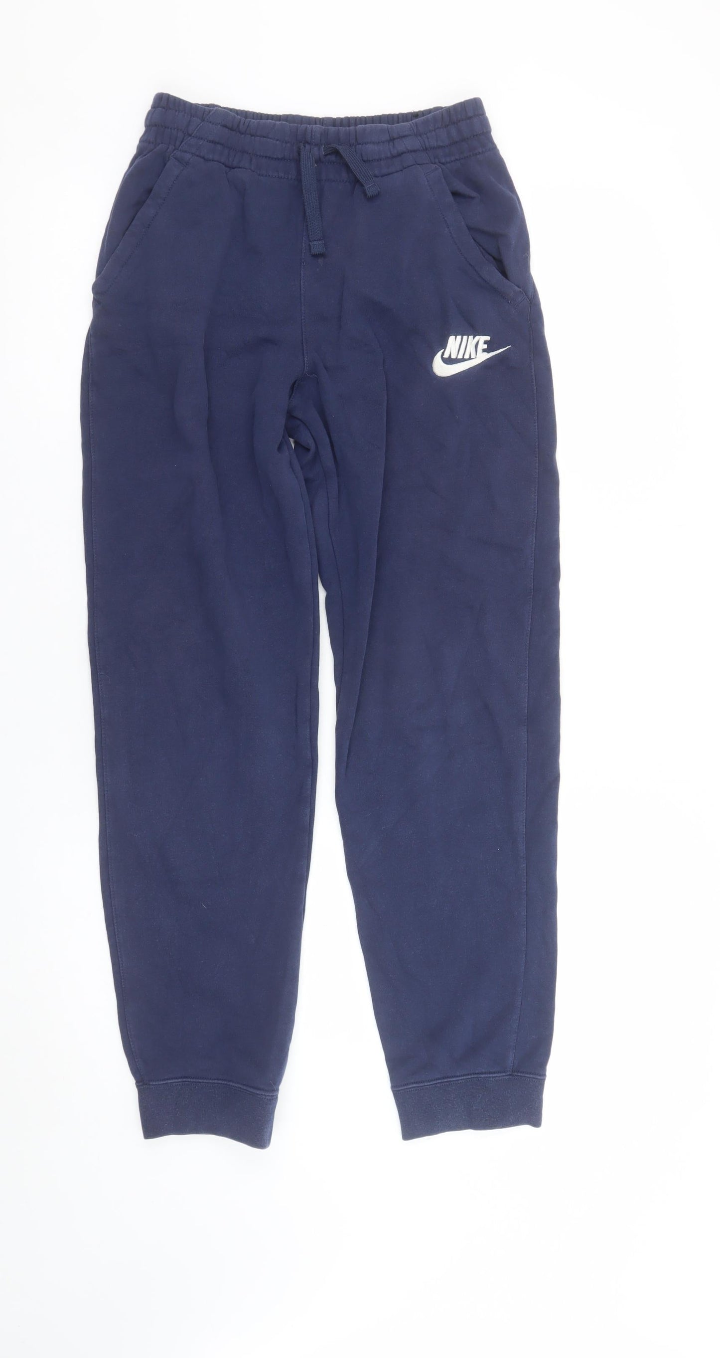 Boys UK Size XL Nike Regular Fit Jogger Blue Trousers