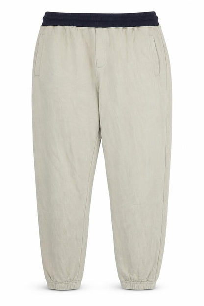 Mens UK Size 2XL Mr P. Regular Fit Jogger Beige Trousers