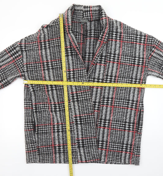 Primark Women’s Multicoloured Check Coatigan Size M (10/12)