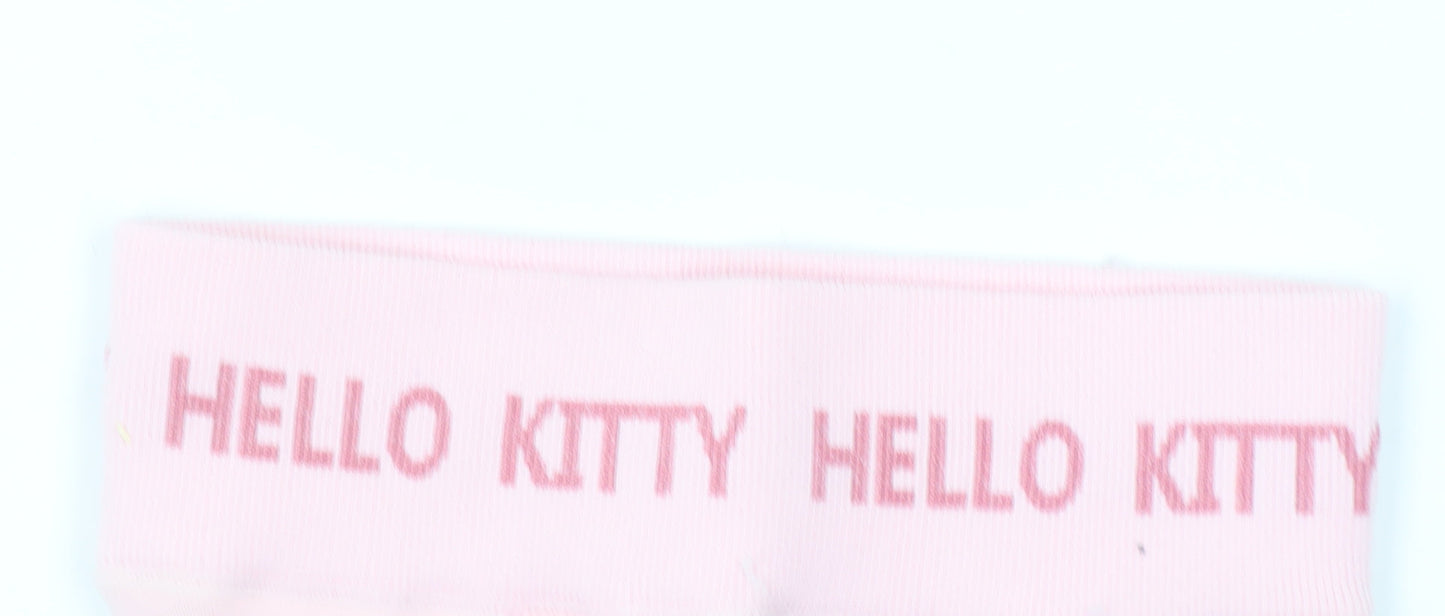 Primark Teens Pink Hello Kitty Leggings Size S Elastic Waist Knit