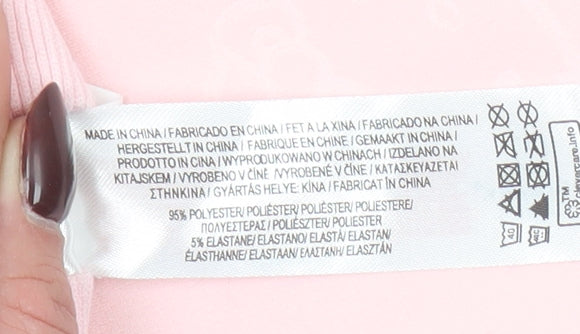 Primark Teens Pink Hello Kitty Leggings Size S Elastic Waist Knit