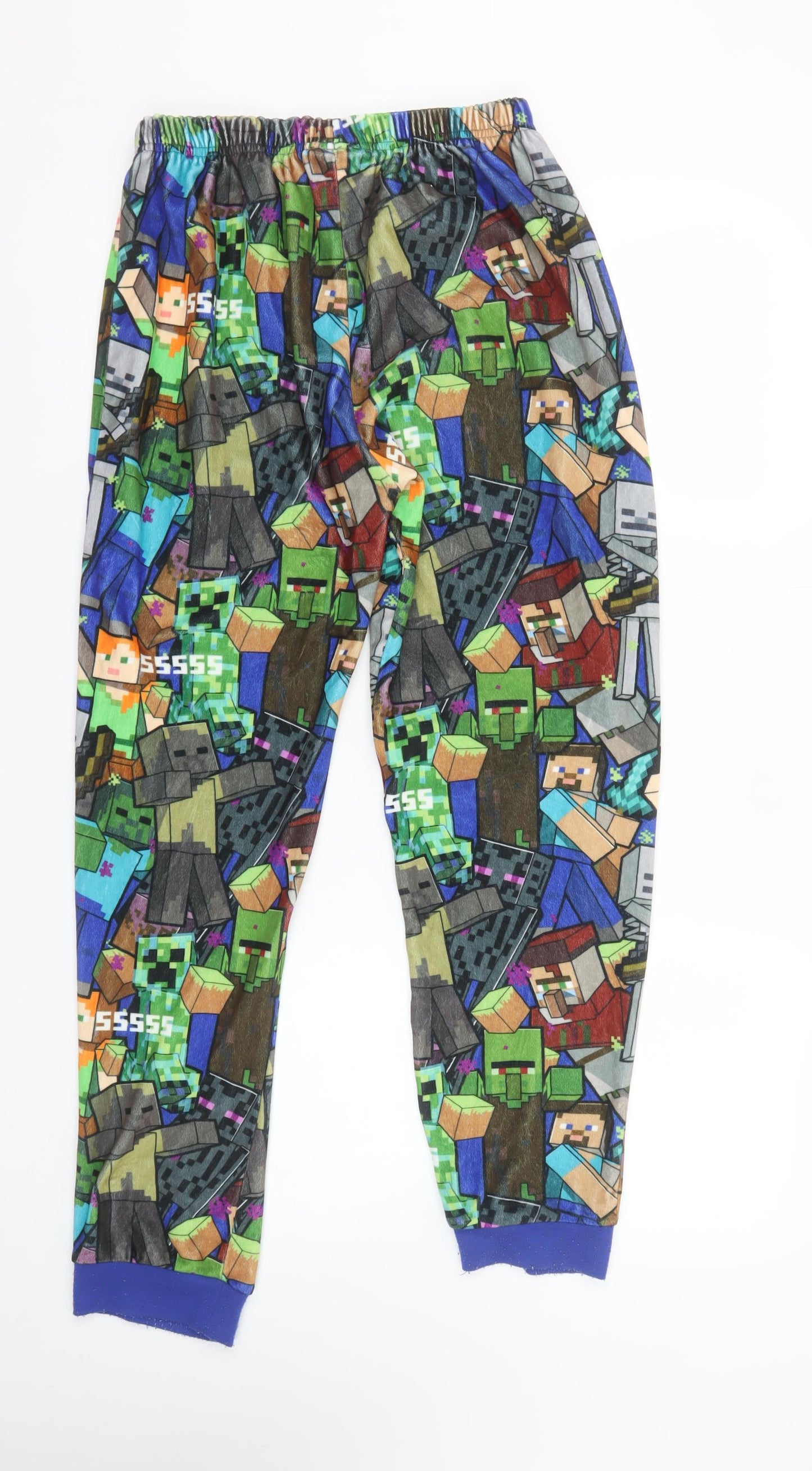 George Boys Minecraft Fleece Pyjama Pants Multicoloured 13-14 Years