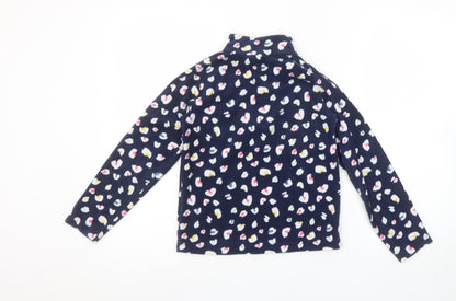 Mountain Warehouse Girls Blue Fleece 1/4 Zip Pullover Sweatshirt 8-10 Years