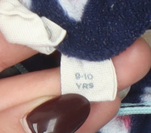 Mountain Warehouse Girls Blue Fleece 1/4 Zip Pullover Sweatshirt 8-10 Years