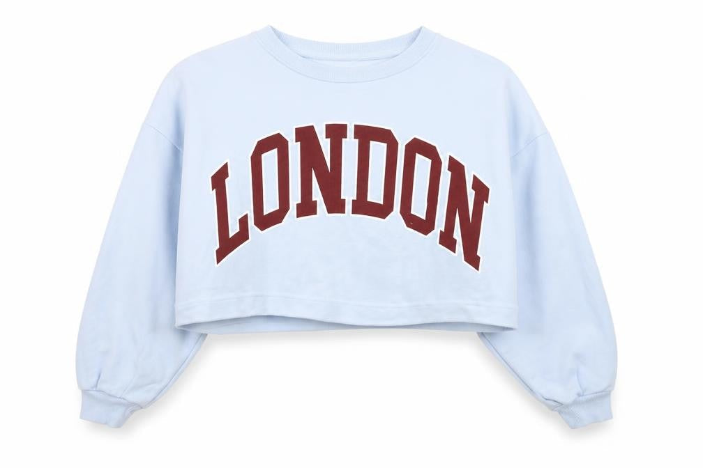 Womens UK Size S Zara Blue Pullover Sweatshirt