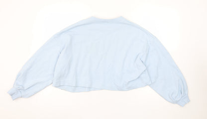 Womens UK Size S Zara Blue Pullover Sweatshirt