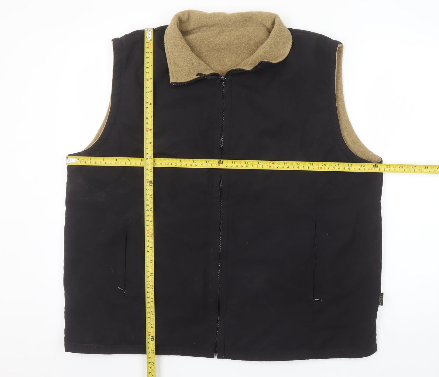 Womens UK Size L Bonmarché Black Bodywarmer