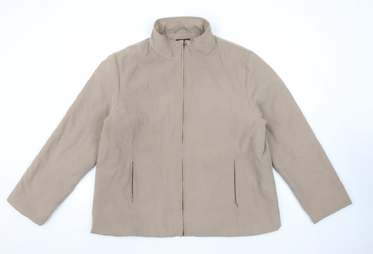 Womens UK Size 18 ellie louise Beige Basic Jacket