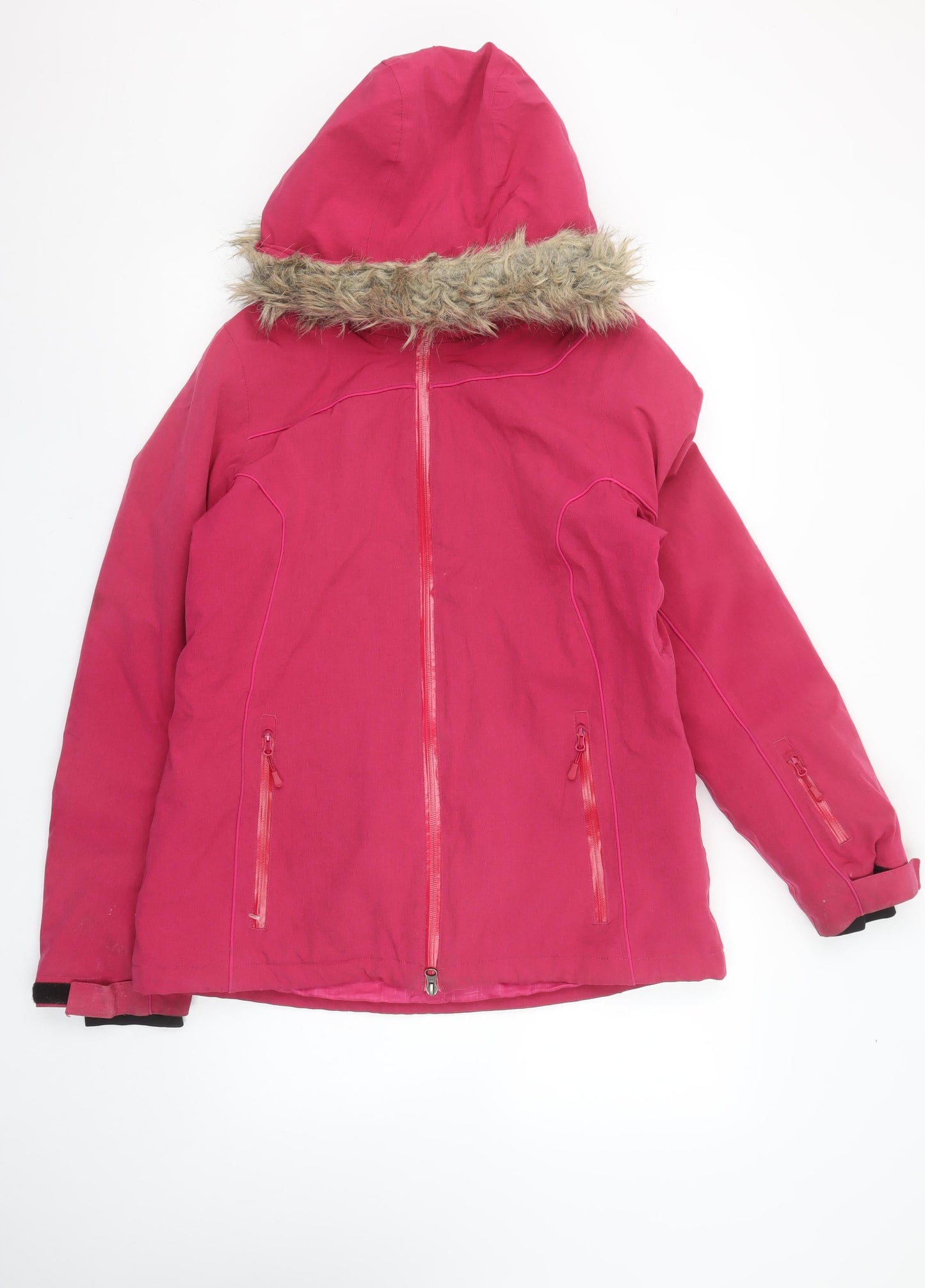 Womens UK Size 12-14 Crane Pink Ski Jacket
