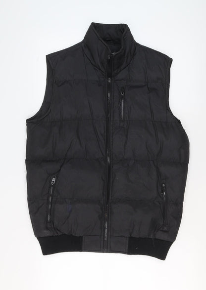 Mens UK Size M French Connection Black Puffer Jacket