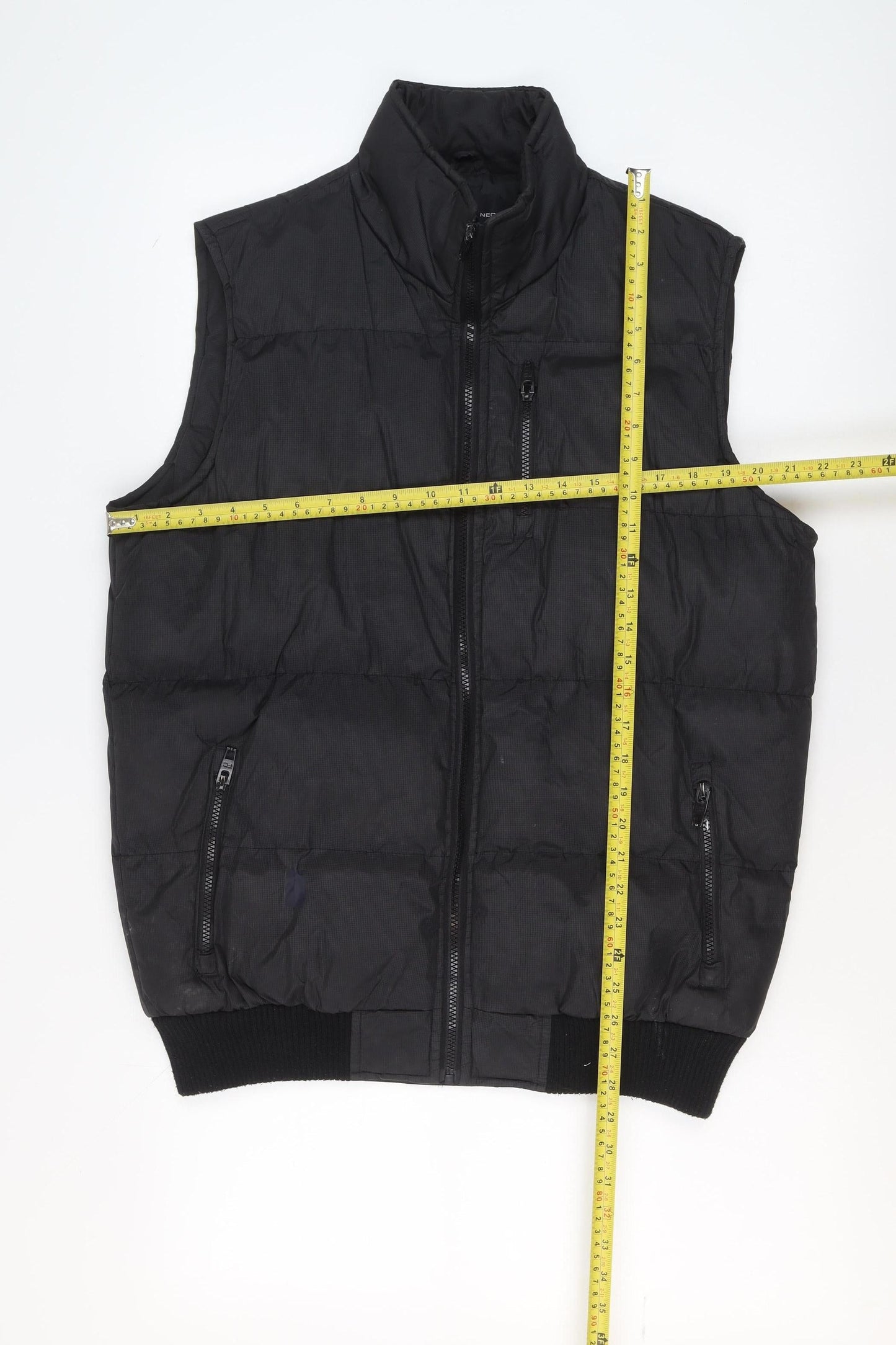 Mens UK Size M French Connection Black Puffer Jacket