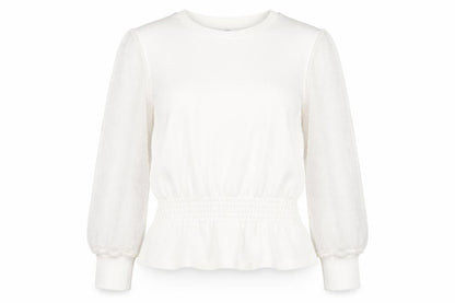 Womens UK Size XS River Island Ivory Pullover Sweatshirt