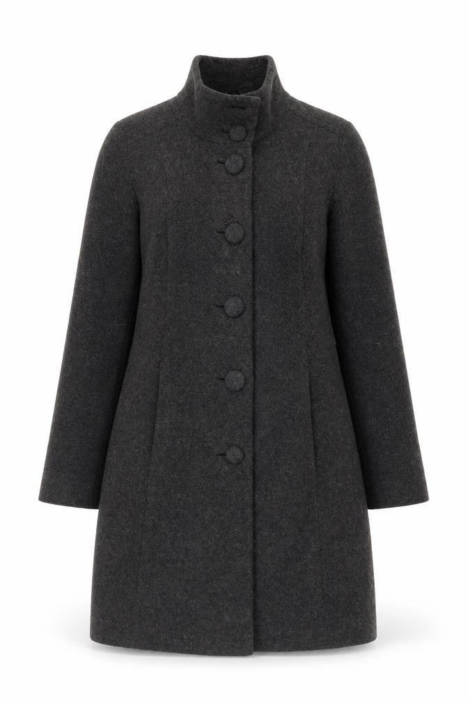 Womens UK Size S Marks and Spencer Grey Overcoat