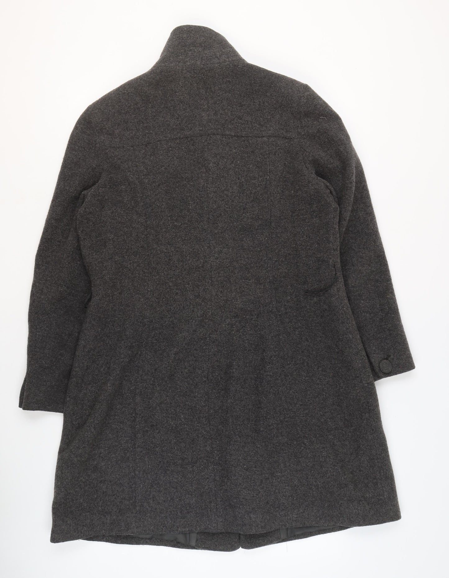 Womens UK Size S Marks and Spencer Grey Overcoat