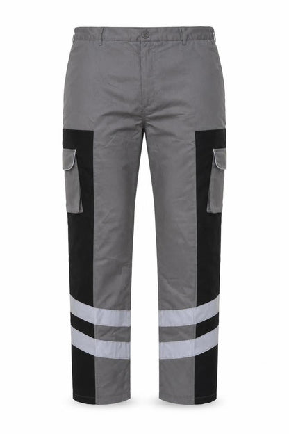 Mens UK Size 38 L DCC Workwear Regular Fit Cargo Grey Trousers