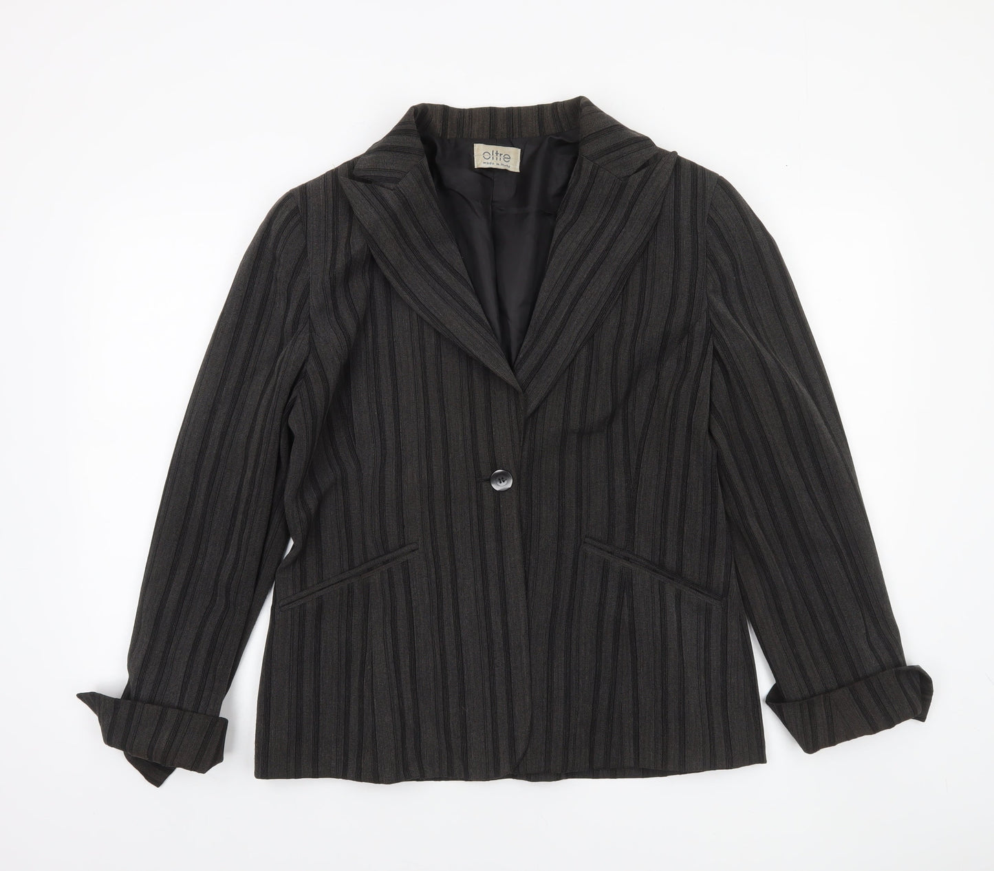Womens UK Size 16 Oltre Regular Brown Blazer