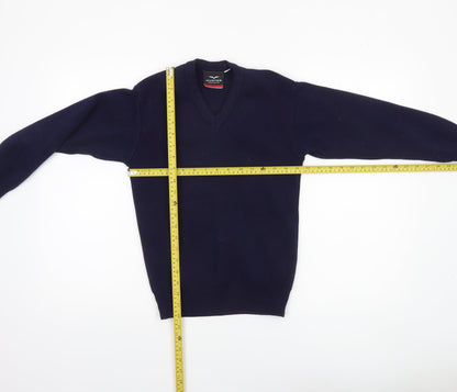 Boys UK Size 32 Hunter Blue Pullover Jumper