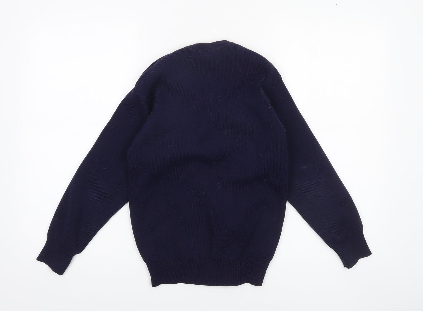 Boys UK Size 32 Hunter Blue Pullover Jumper