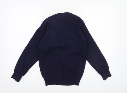 Boys UK Size 32 Hunter Blue Pullover Jumper