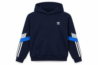 Boys UK Size 12-13 Years adidas Blue Pullover Hoodie