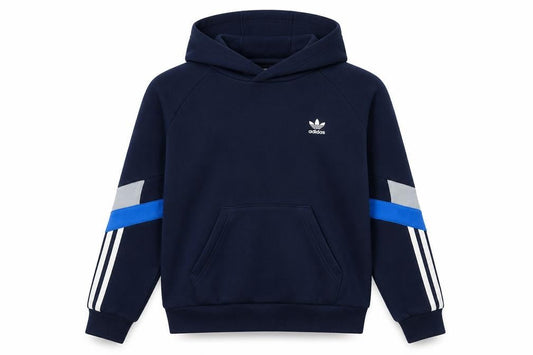 Boys UK Size 12-13 Years adidas Blue Pullover Hoodie