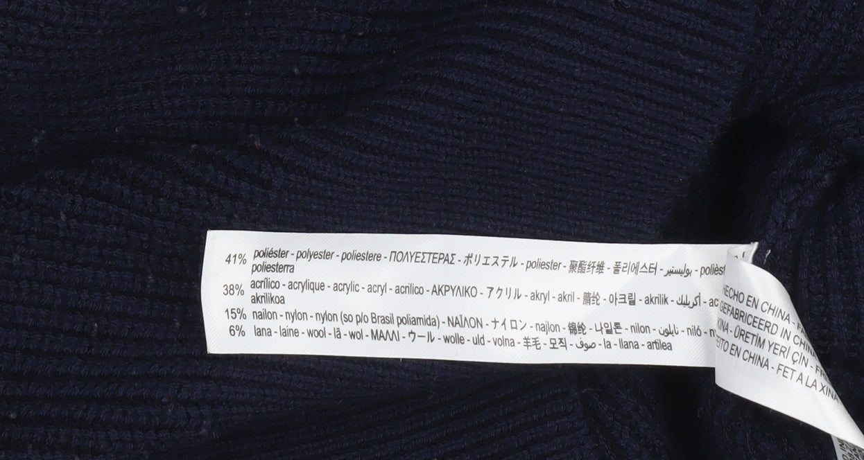 Womens UK Size S Zara Blue Pullover Jumper