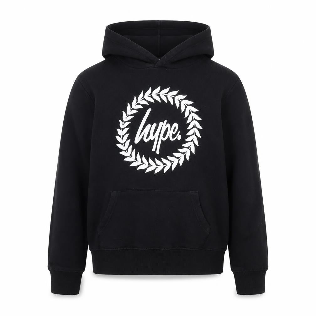 Boys UK Size 14 Years Hype Black Pullover Hoodie