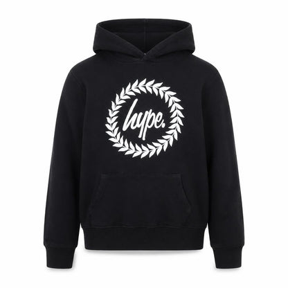 Boys UK Size 14 Years Hype Black Pullover Hoodie