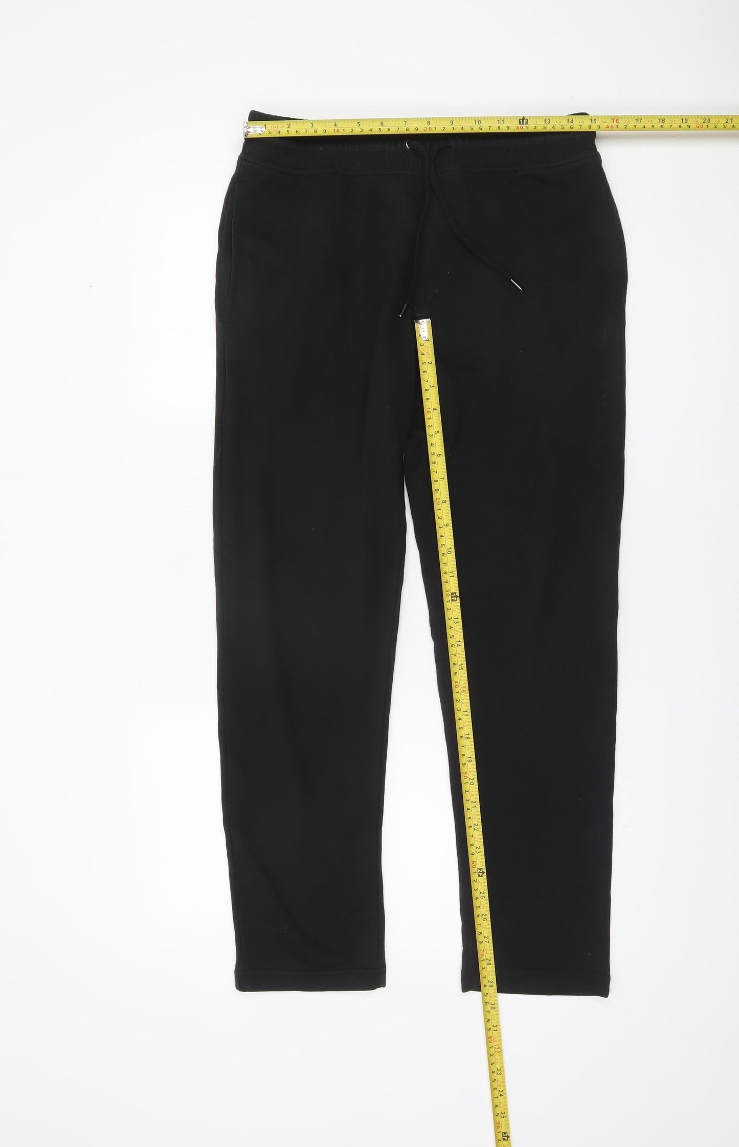 Marks and Spencer Men’s Black Jogger Trousers S Regular Fit