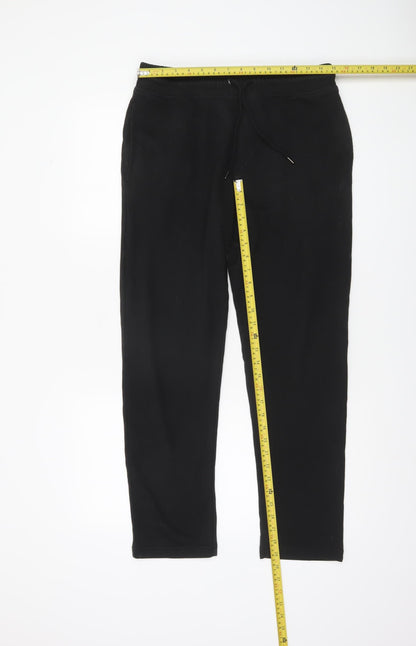 Marks and Spencer Men’s Black Jogger Trousers S Regular Fit