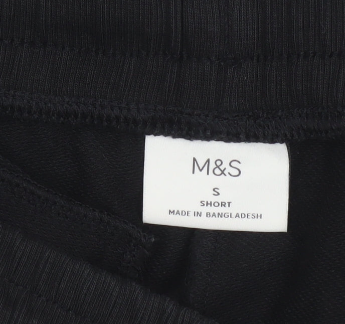Marks and Spencer Men’s Black Jogger Trousers S Regular Fit