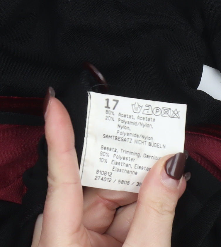 Womens UK Size 12 VERSE Black Basic Jacket