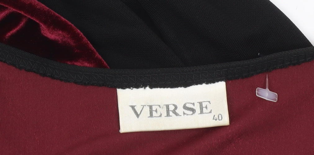 Womens UK Size 12 VERSE Black Basic Jacket