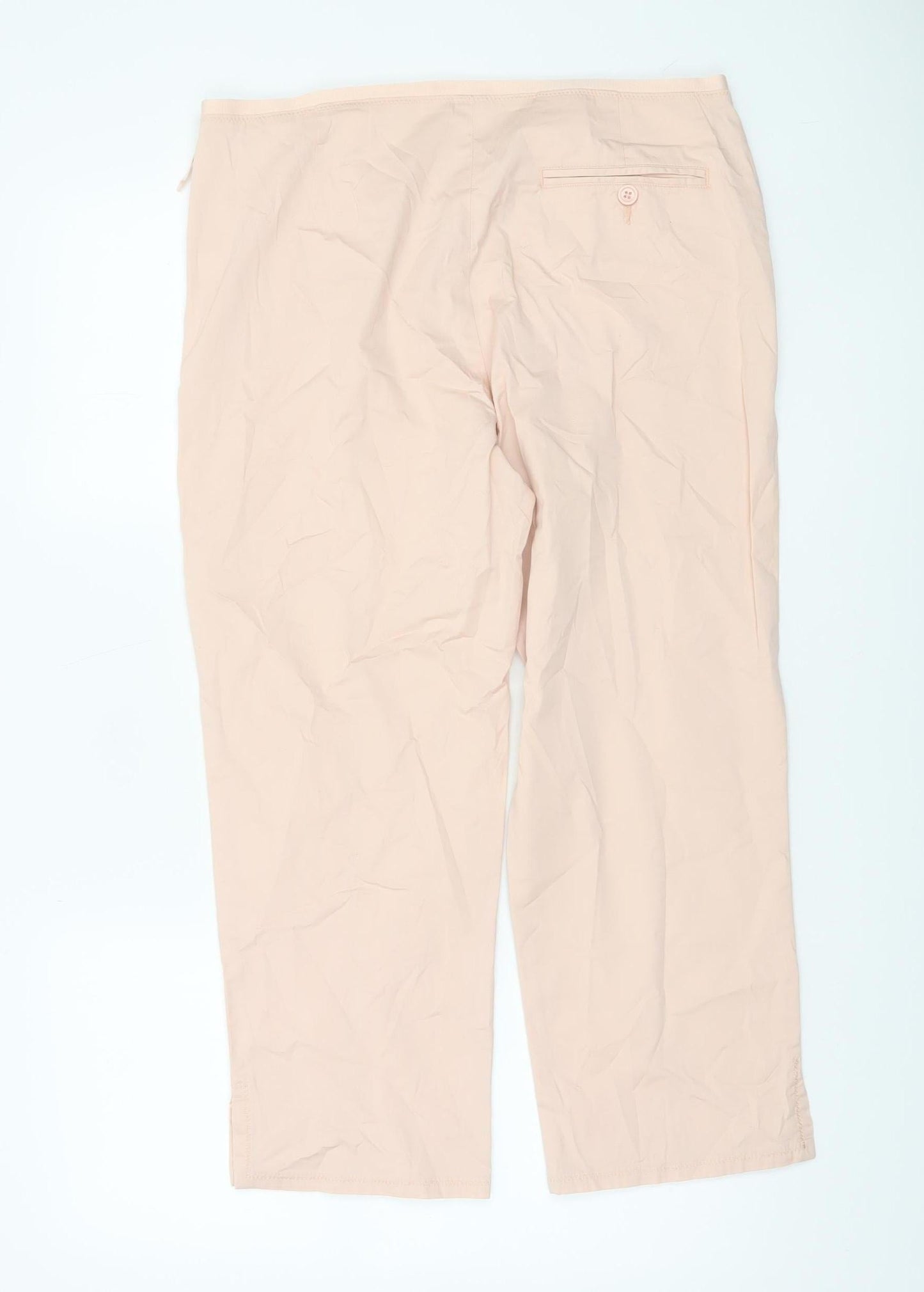 Womens UK Size 12 Gap Regular Fit Chino Beige Trousers