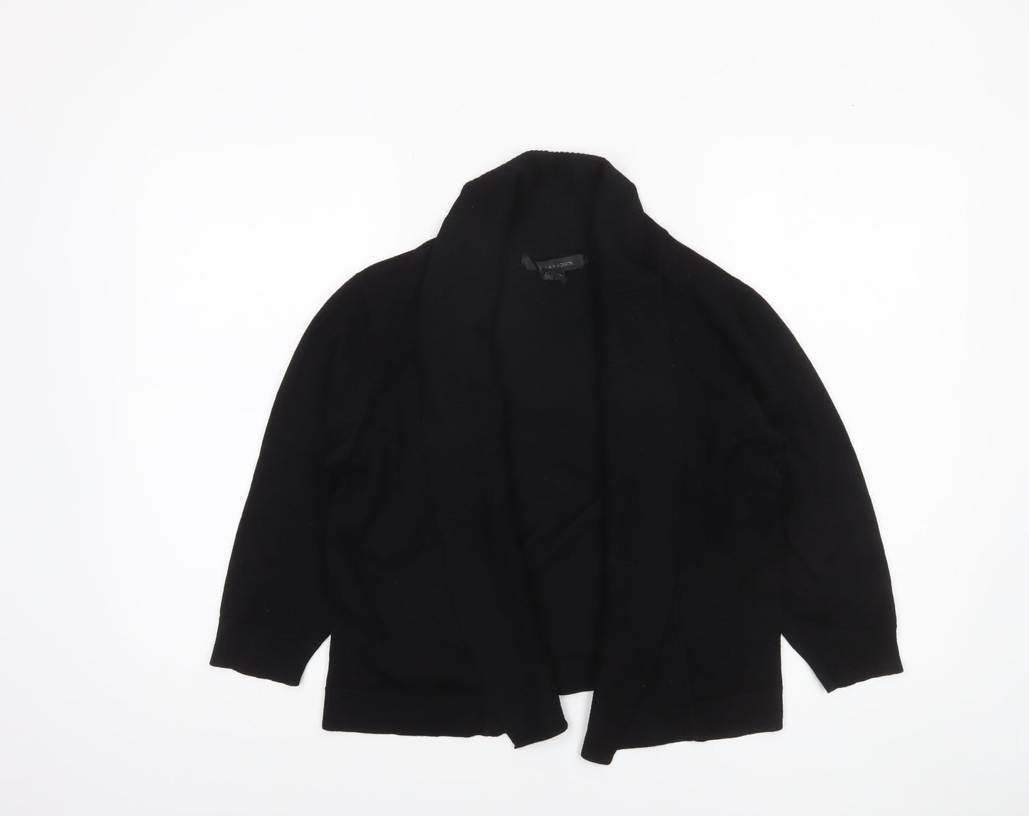 Womens UK Size L 39th & Madison Black Cardigan Jumper