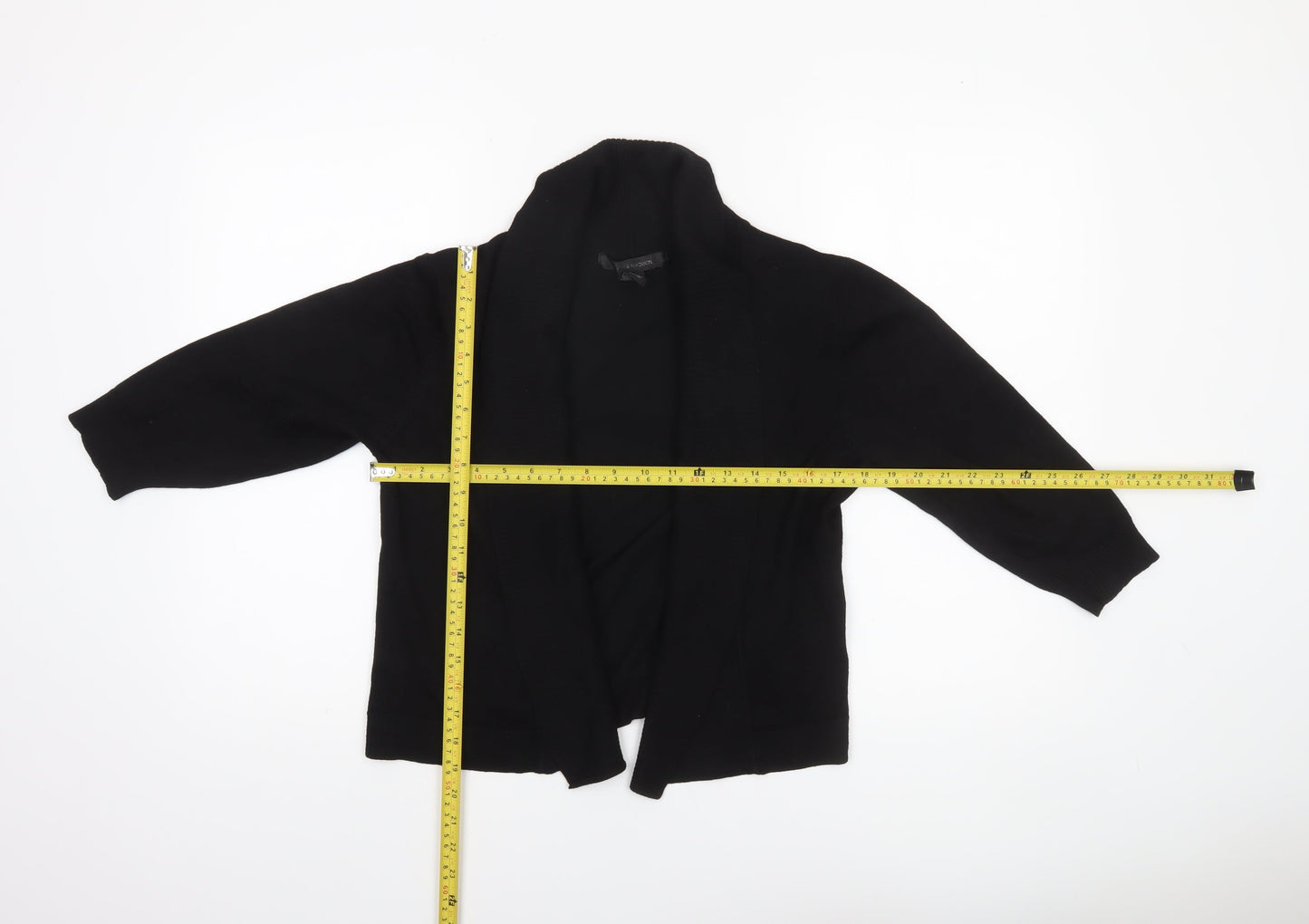 Womens UK Size L 39th & Madison Black Cardigan Jumper